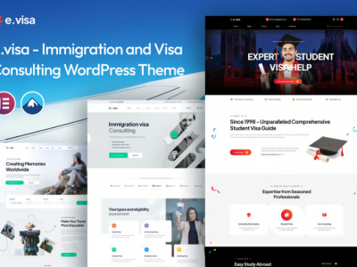 Evisa - Immigration and Visa Consulting Theme