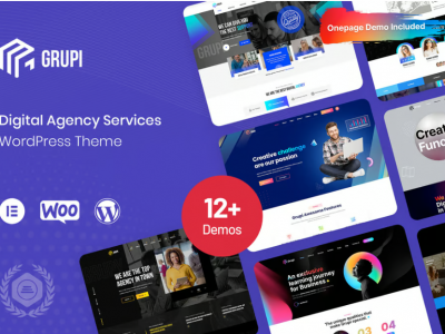 Grupi - Digital Agency WordPress Theme