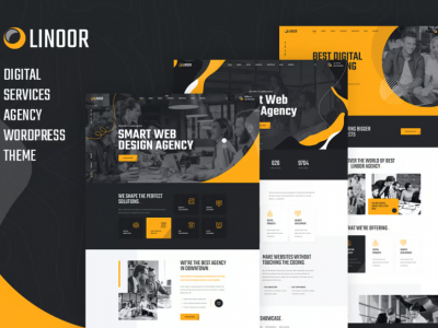 Linoor - Digital Agency Services WordPress Theme