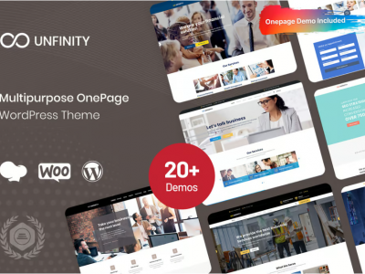 Unfinity - One Page WordPress Theme