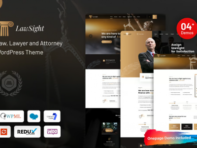 Lawsight - Law & Lawyer WordPress Theme