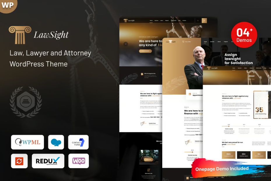 Lawsight - Law & Lawyer WordPress Theme