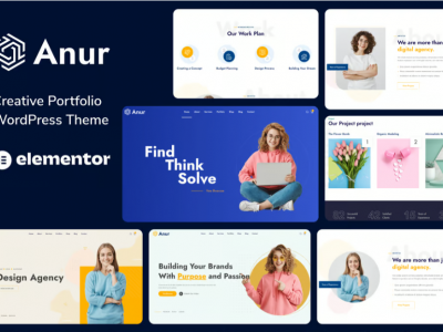Anur - Portfolio WordPress Theme