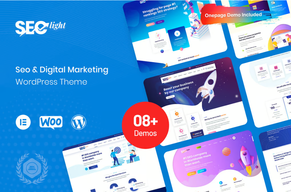 Seclight - Seo & Digital Marketing WordPress Theme