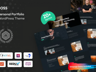 Joss - Personal Portfolio WordPress Theme