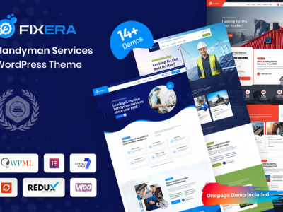 Fixera - Handyman Services WordPress Theme