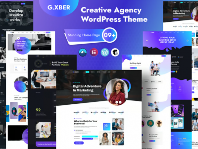 Gxber - Creative Agency WordPress Theme