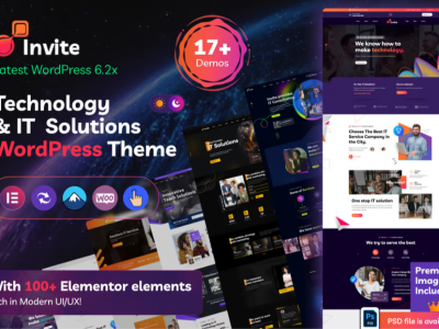 Invite - IT Solutions & Technology WordPress Theme