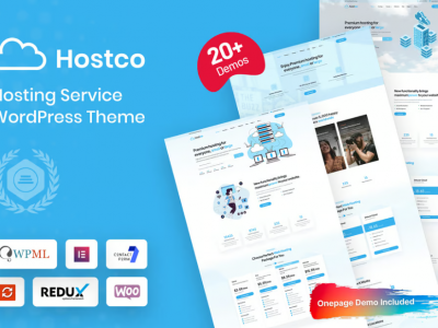 Hostco - Hosting Service WordPress Theme