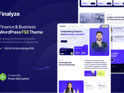 Finalyze – Finance & Business FSE WordPress Theme