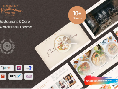 Hungrybuzz - Restaurant WordPress Theme