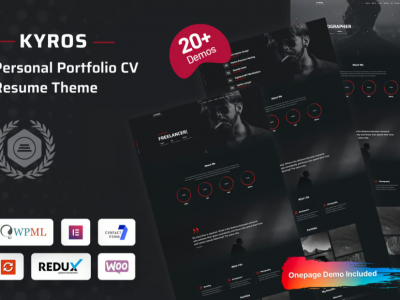 Kyros - Personal Portfolio CV Resume Theme