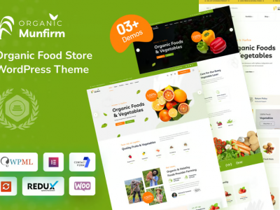 Munfirm - Organic Food Store WordPress Theme
