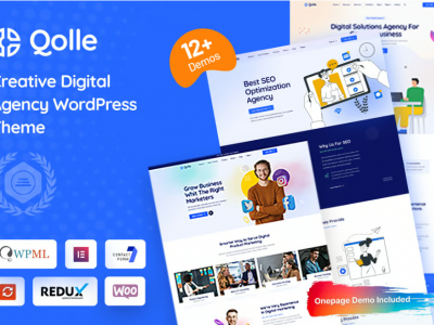 Qolle - Digital Marketing Agency WordPress Theme