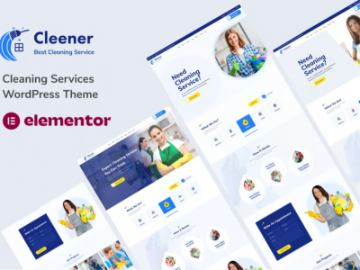 Cleener - Cleaning Services WordPress Theme