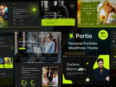 Portio - Personal Portfolio Resume WordPress Theme