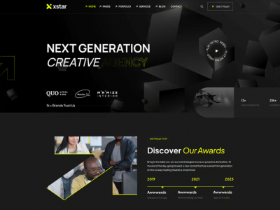 Xstar - Creative Agency & Portfolio WordPress Them