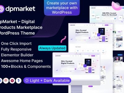 DpMarket – Digital Marketplace Multi-Vendor Theme