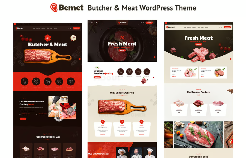 Bemet - Butcher & Meat WordPress Theme