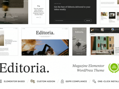 Editoria - Newspaper & Magazine WordPress Theme