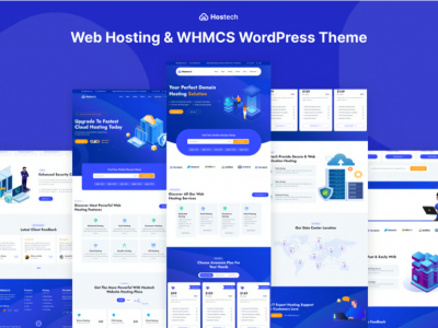 Hostech - Web hosting & WHMCS WordPress theme