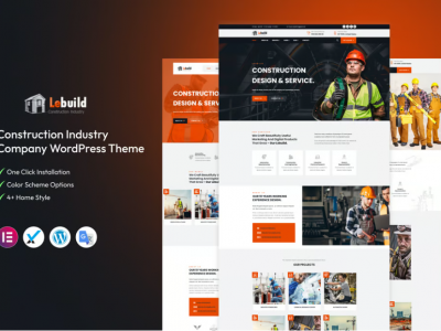 Lebuild - Construction Company WordPress Theme