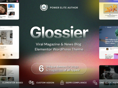 Glossier - Newspaper & Viral Magazine Theme