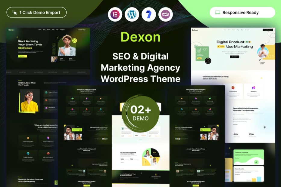 Dexon - SEO & Digital Marketing WordPress Theme