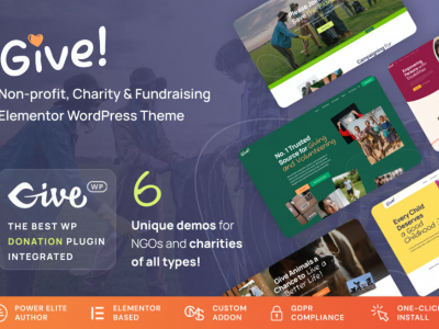 Give - NGO & Charity WordPress Theme
