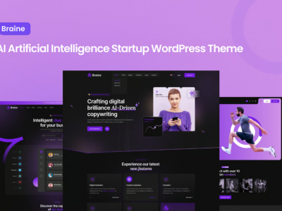 Braine - Digital AI Tech Software WordPress Theme