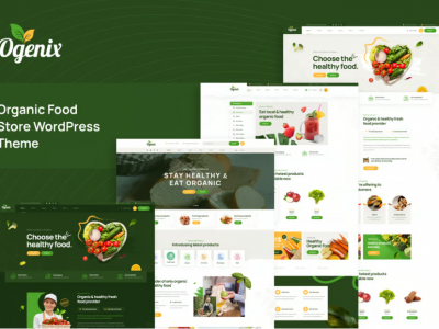 Ogenix - Organic Food Store WordPress Theme