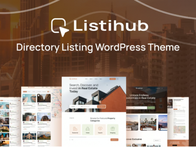 Listihub - Directory Listing WordPress Theme