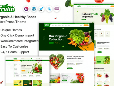 Frutin - Organic & Healthy Food WordPress Theme
