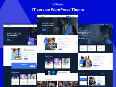 Wotech - IT Service WordPress Theme