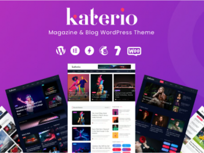 Katerio - Magazine & Blog WordPress Theme