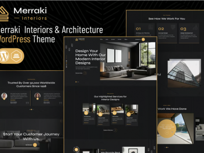 Merraki | Interiors & Architecture WordPress Theme