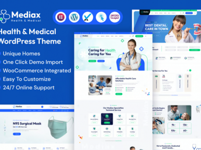 Mediax - Health & Medical WordPress Theme