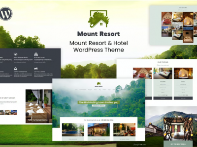 Mount Resort & Hotel WordPress