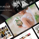 Wedding Photographer WordPress Theme - Vivagh