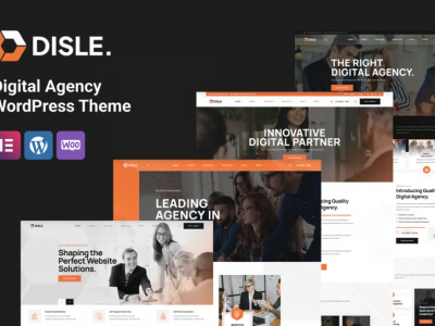 Disle - Digital Agency WordPress Theme