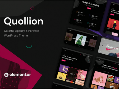 Quollion - Colorful Agency & Portfolio Theme