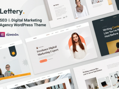Lettery - Digital Marketing Agency WordPress Theme
