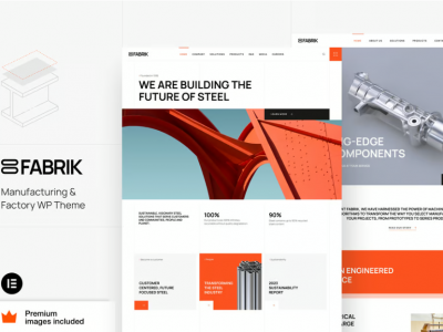 Fabrik - Industry Industrial Factory WordPress