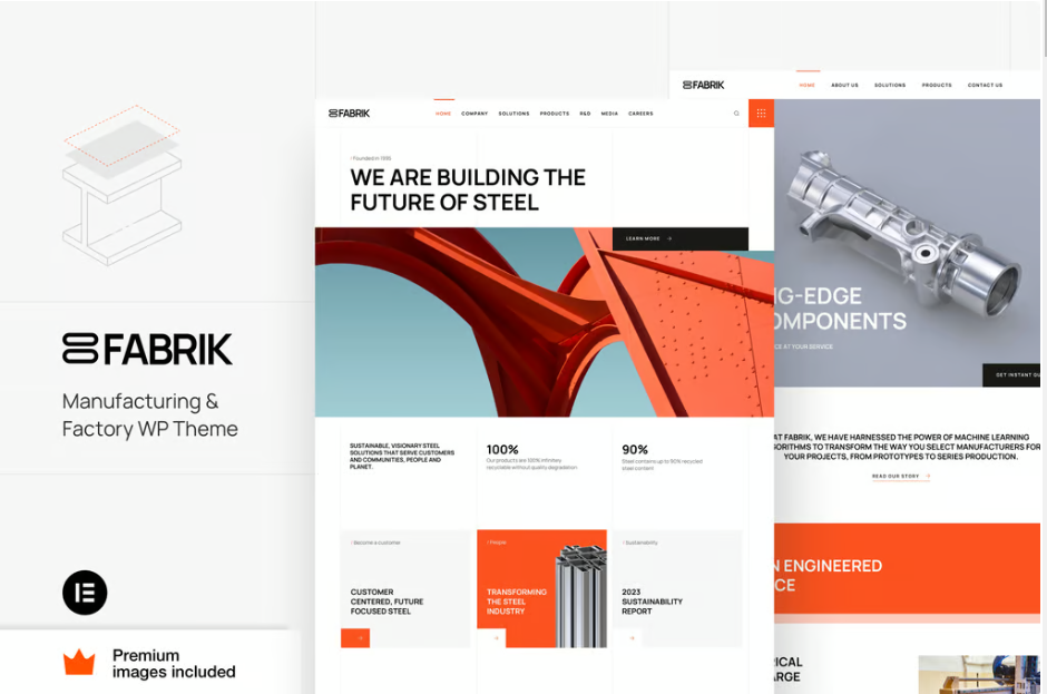 Fabrik - Industry Industrial Factory WordPress