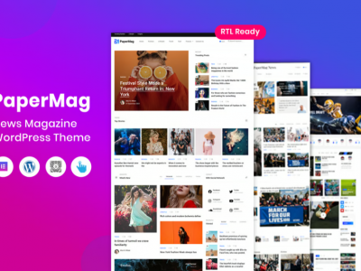 PaperMag - News Magazine WordPress Theme