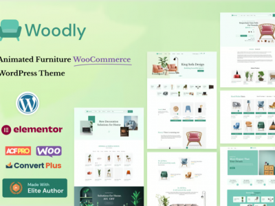 Woodly - Animated Furniture WooCommerce Theme