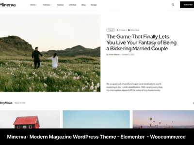 Minerva - Modern Blog WordPress Theme