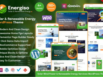 Energiso - Solar & Energy WordPress Theme