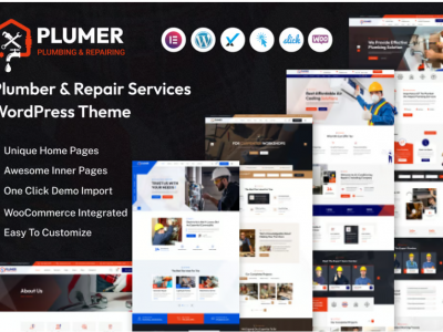 Plumer - Plumbing & Repair Services WordPress Them