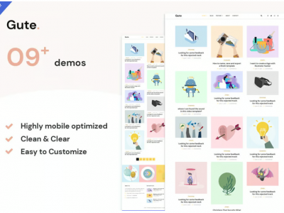 Gute | Minimalist Blog WordPress Theme